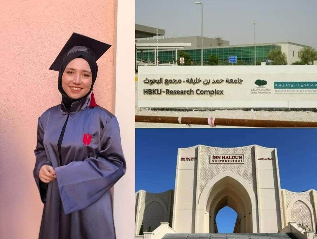 Mezunumuz Ayşe Müberra Bözaba Katar'daki Hamad Bin Khalifa Üniversitesi Yüksek Lisans Programına Kabul Aldı
