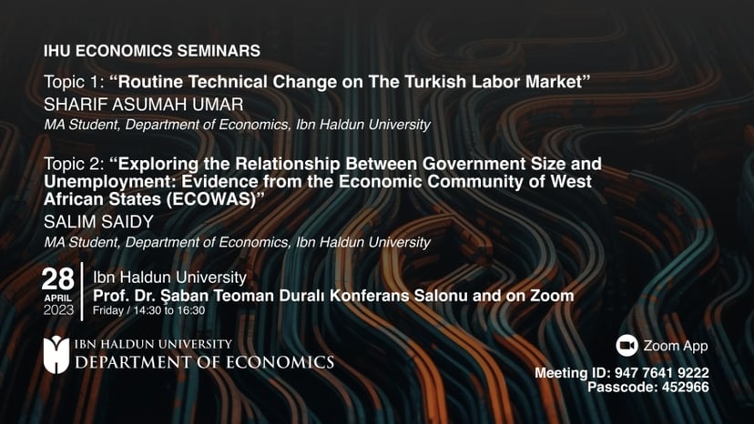 IHU Economics Seminars VI