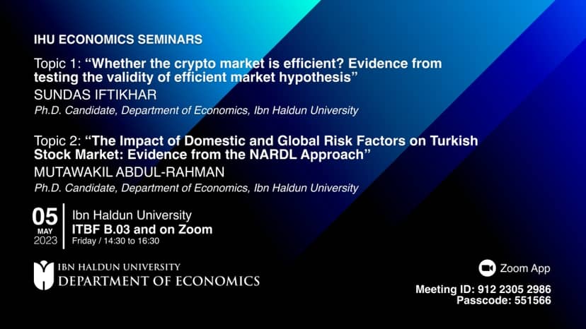 İHÜ Ekonomi Seminerleri VII