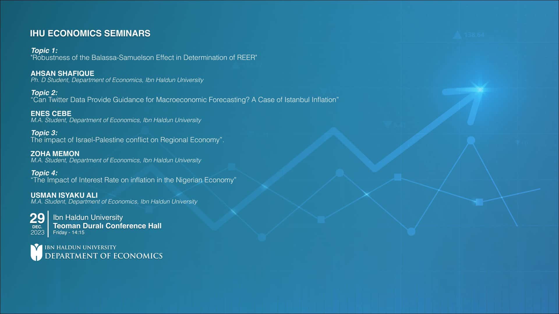 IHU Economics Seminars
