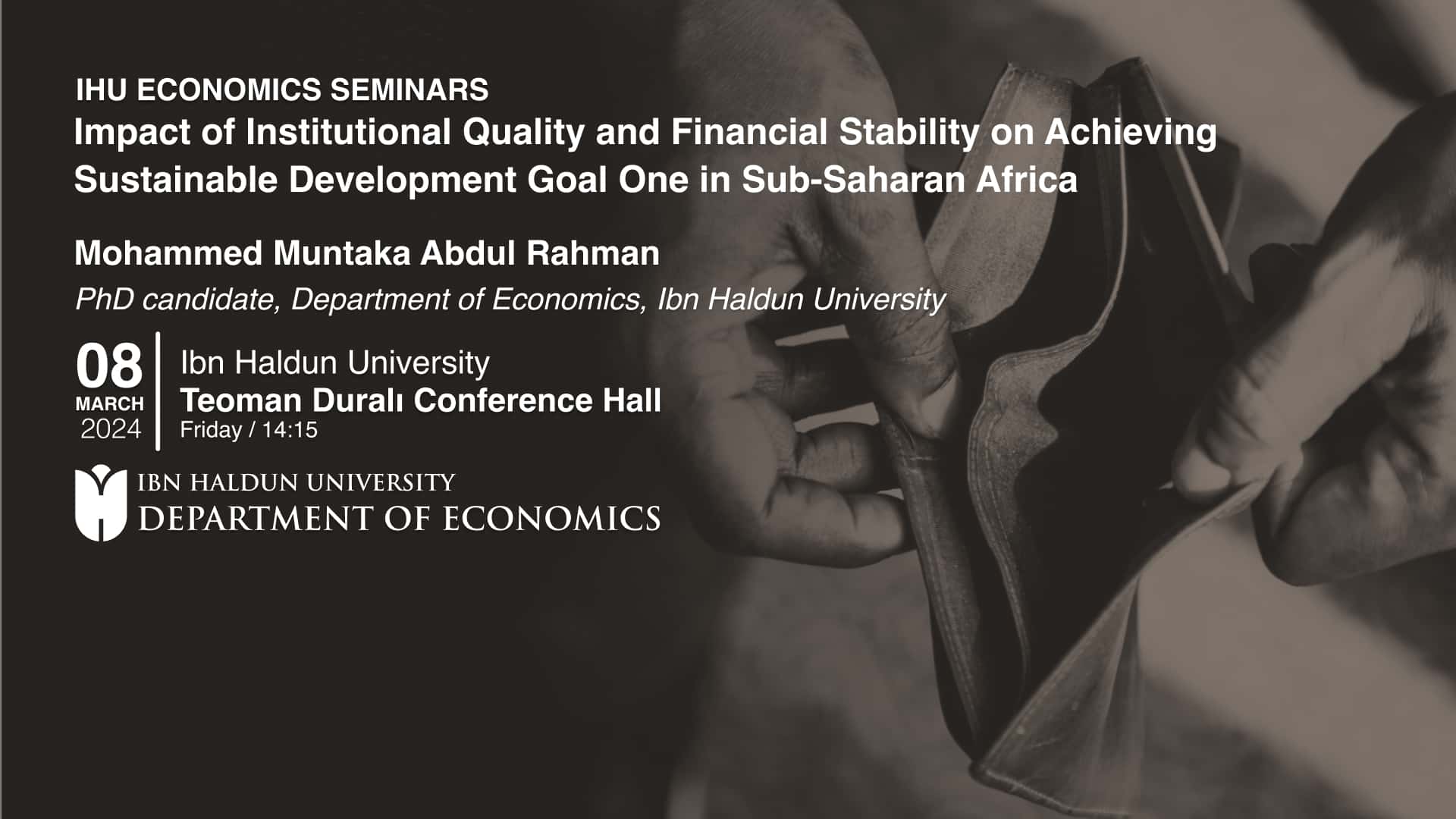 Impact of Institutional Quality and Financial Stability on Achieving The First Goal of Sustainable Development Goal One in Sub-Saharan Africa