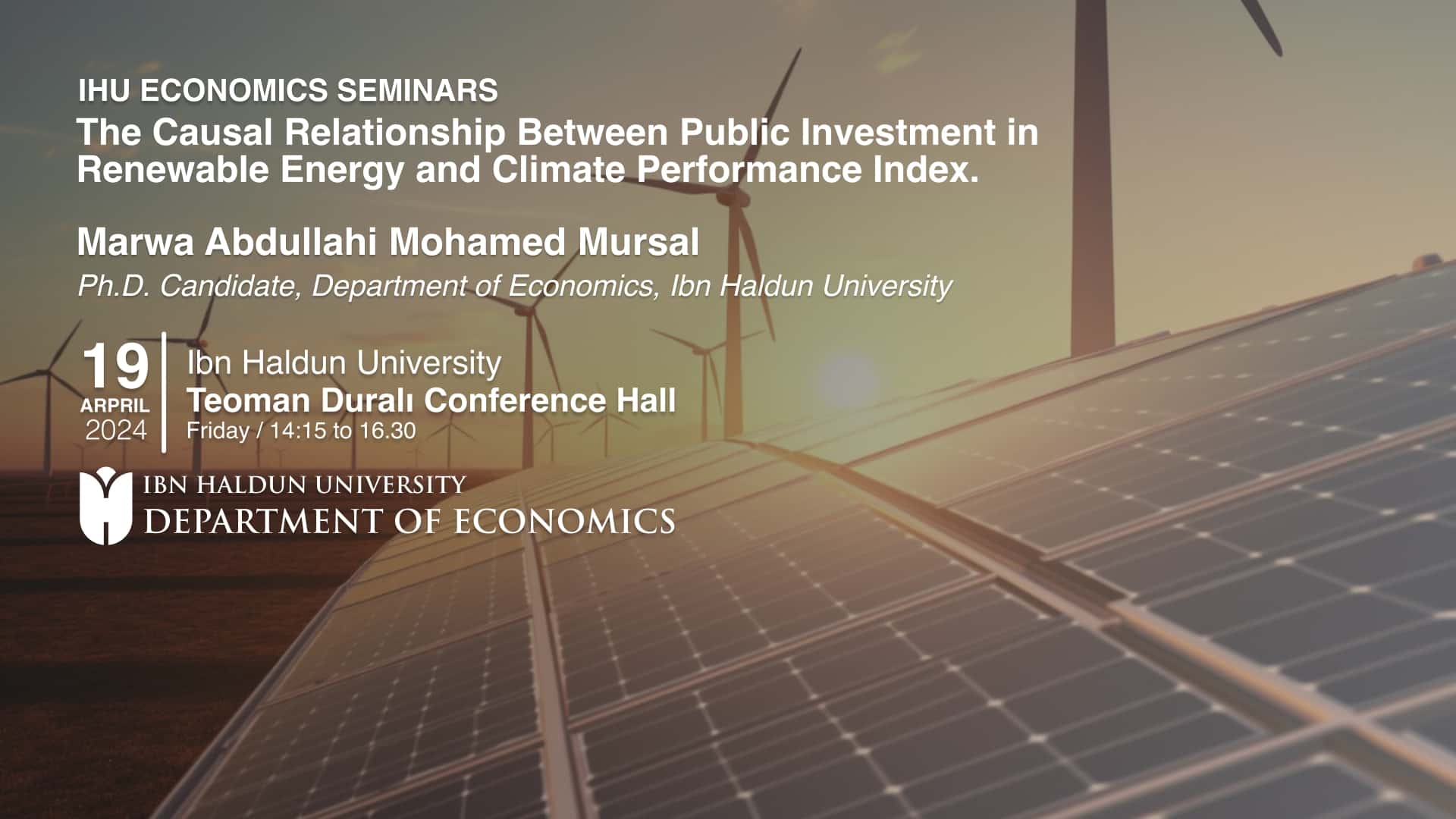 The Causal Relationship Between Public Investment in Renewable Energy and Climate Performance Index