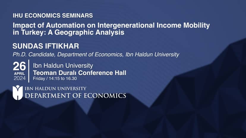 Impact of Automation on Intergenerational Income Mobility in Turkey: A Geographic Analysis